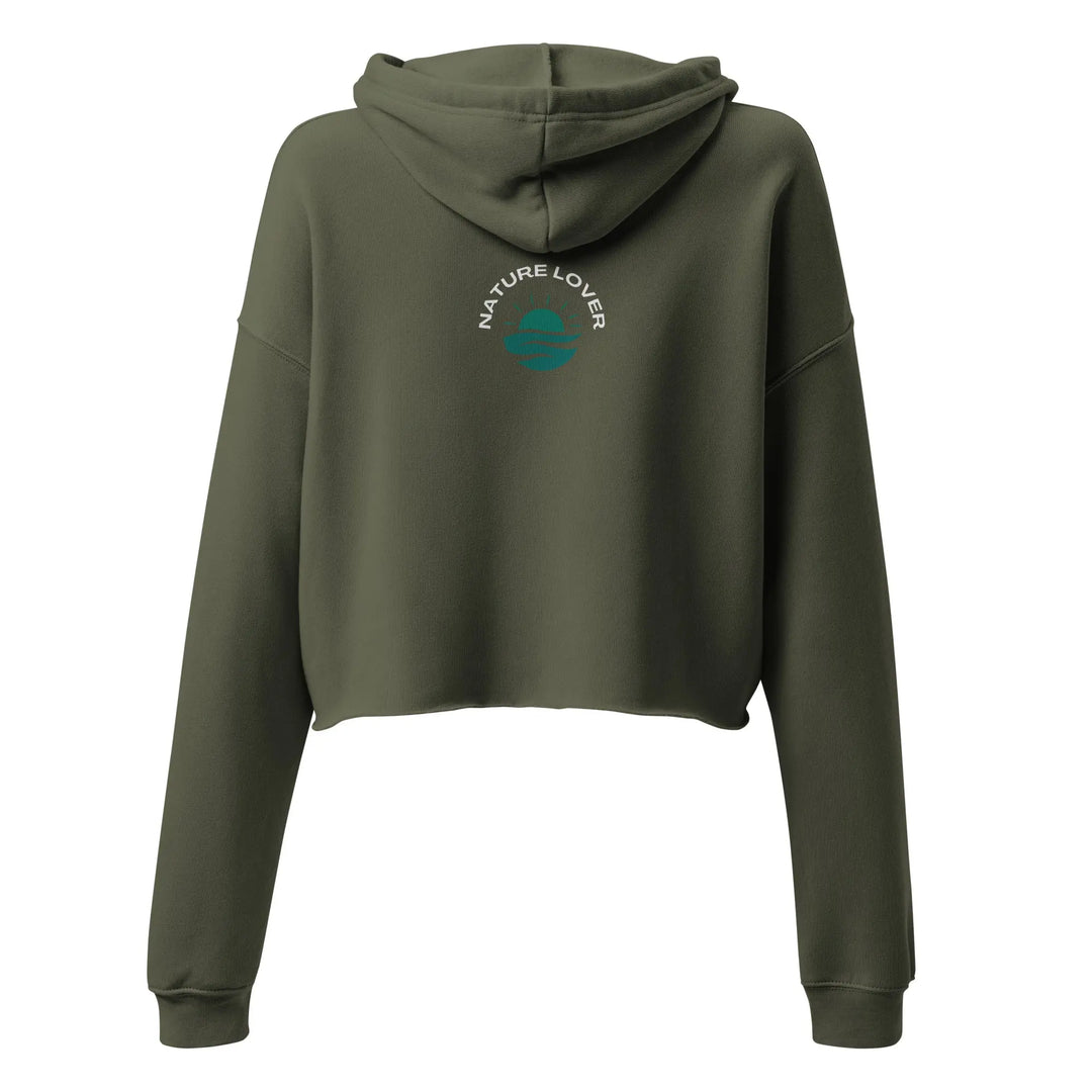 ATGF | Crop Hoodie | Nature Lover GeorgeKenny Design