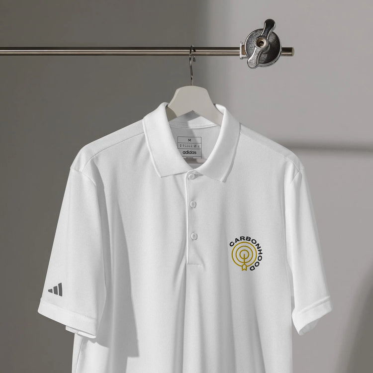 Adidas sport polo | Carbon Hood GeorgeKenny Design