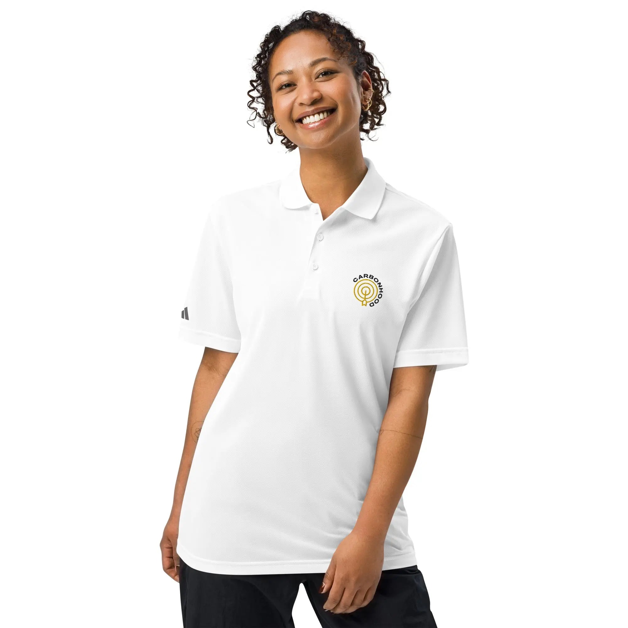 Adidas sport polo | Carbon Hood GeorgeKenny Design
