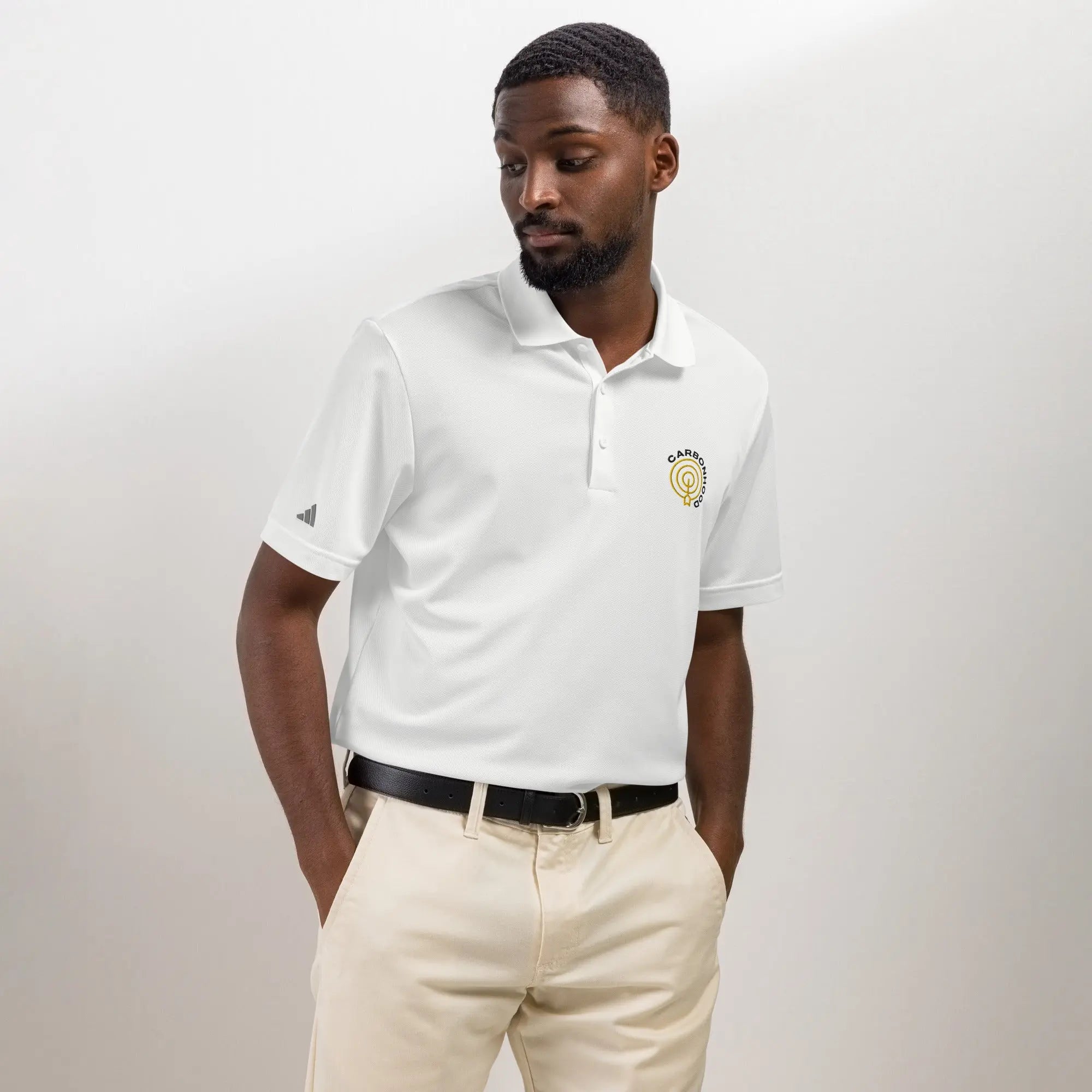 Adidas sport polo | Carbon Hood GeorgeKenny Design