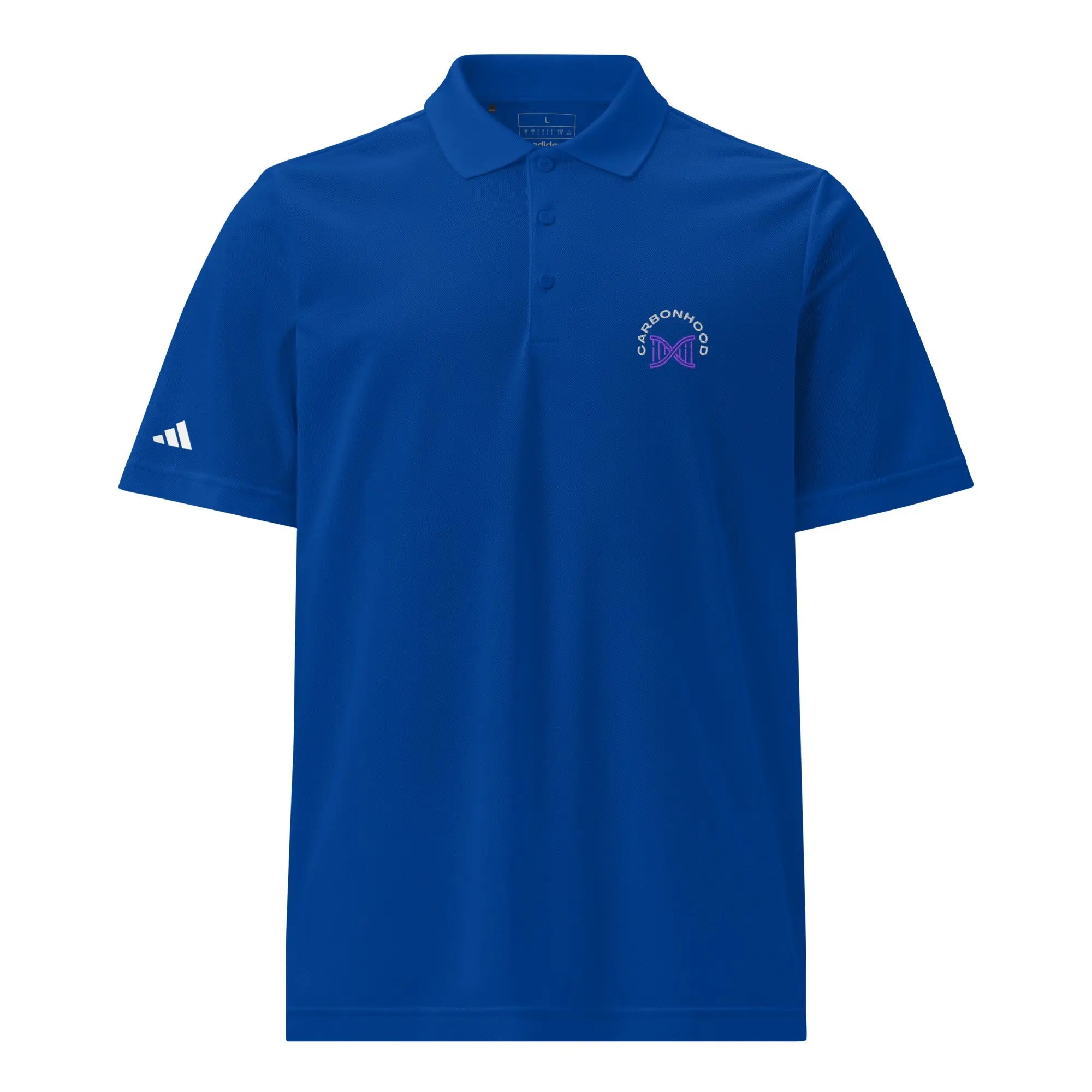 Adidas sport polo | Carbon Hood GeorgeKenny Design