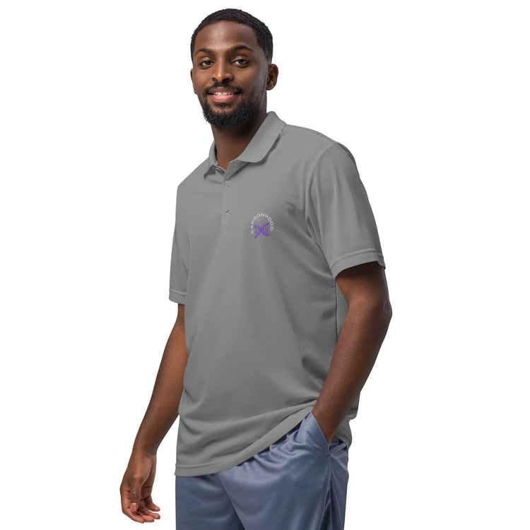 Adidas sport polo | Carbon Hood GeorgeKenny Design