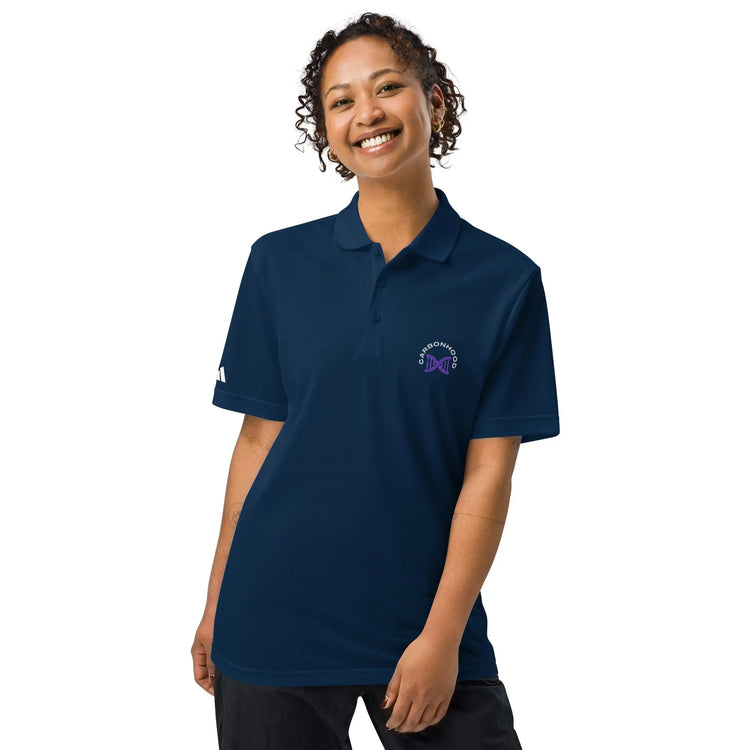 Adidas sport polo | Carbon Hood GeorgeKenny Design