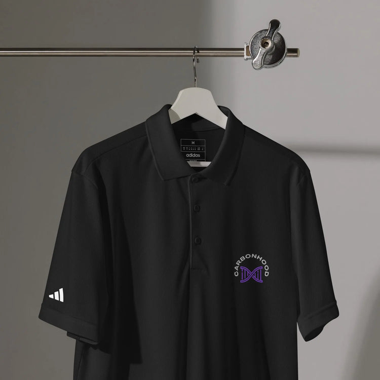 Adidas sport polo | Carbon Hood GeorgeKenny Design