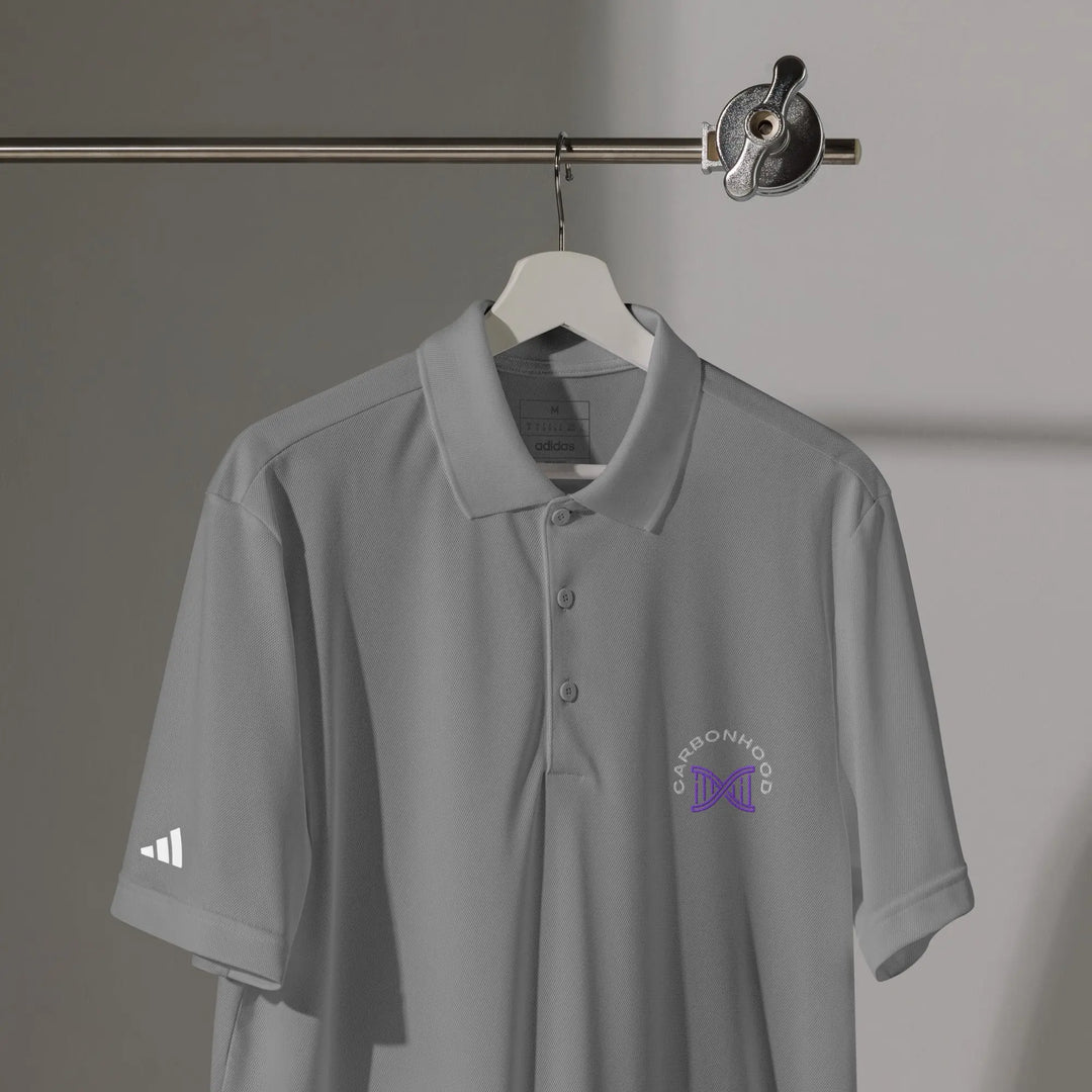 Adidas sport polo | Carbon Hood GeorgeKenny Design