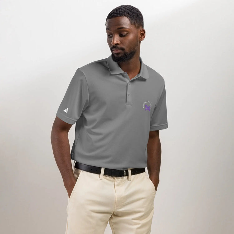 Adidas sport polo | Carbon Hood GeorgeKenny Design