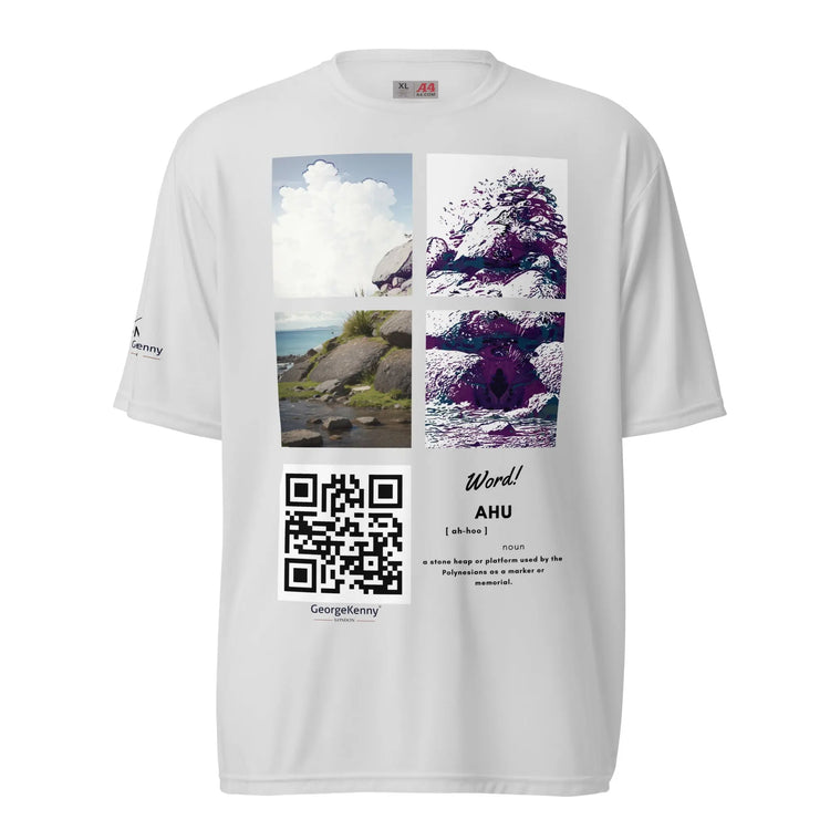 Ahu | Performance Moisture-wicking T-shirt GeorgeKenny Design