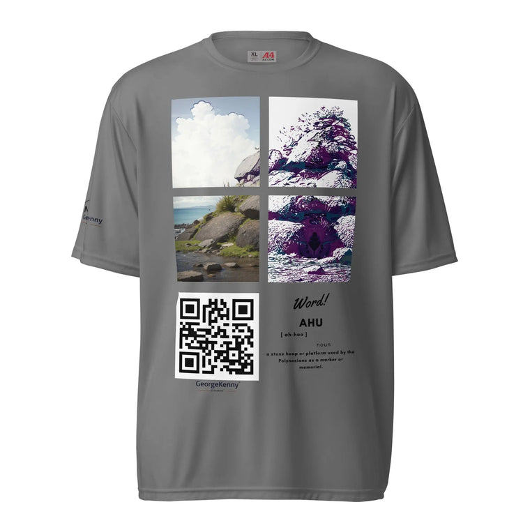 Ahu | Performance Moisture-wicking T-shirt GeorgeKenny Design