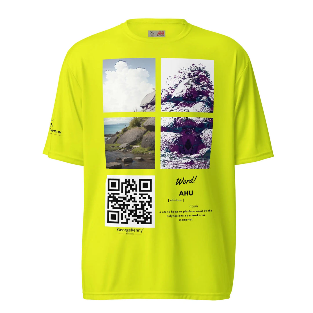 Ahu | Performance Moisture-wicking T-shirt GeorgeKenny Design