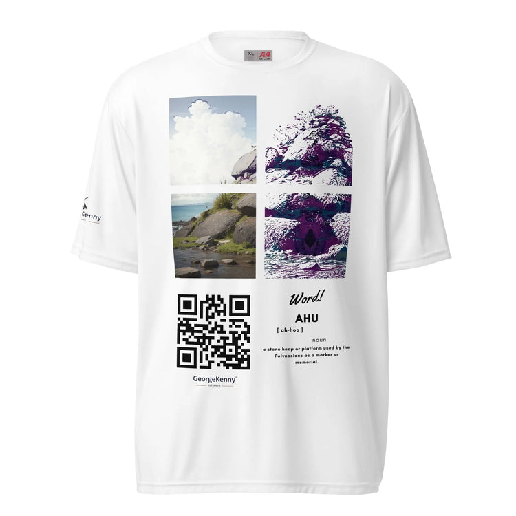 Ahu | Performance Moisture-wicking T-shirt GeorgeKenny Design