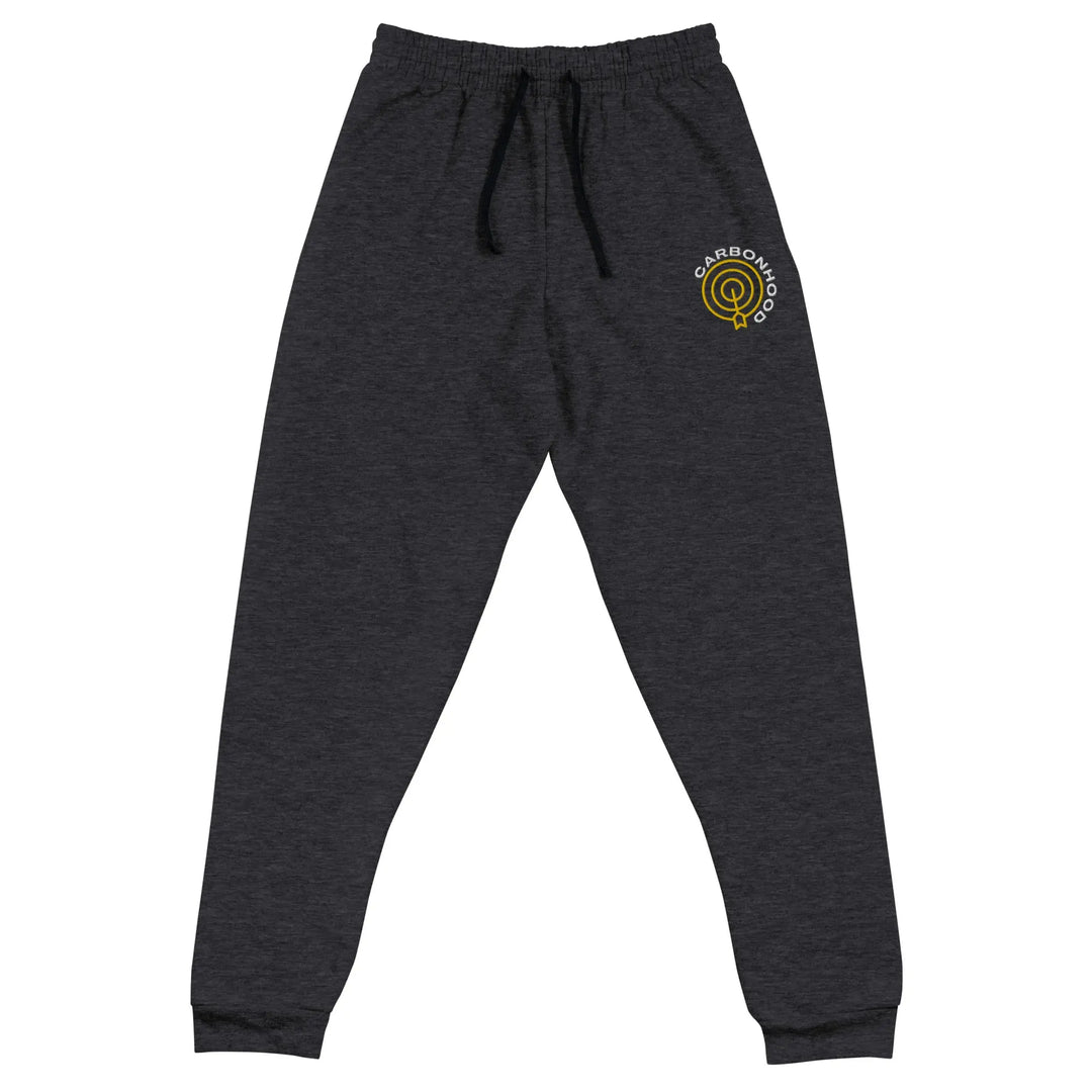 Carbon Hood Bulls Eye | Embroidered Joggers GeorgeKenny Design