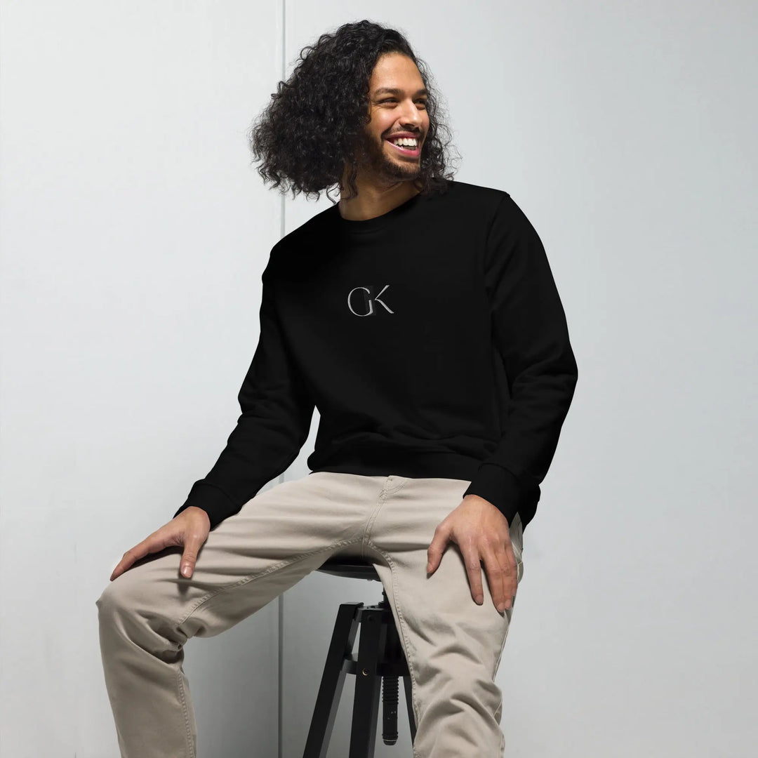 Eco Hero Organic Sweatshirt | GK Embroidery GeorgeKenny Design