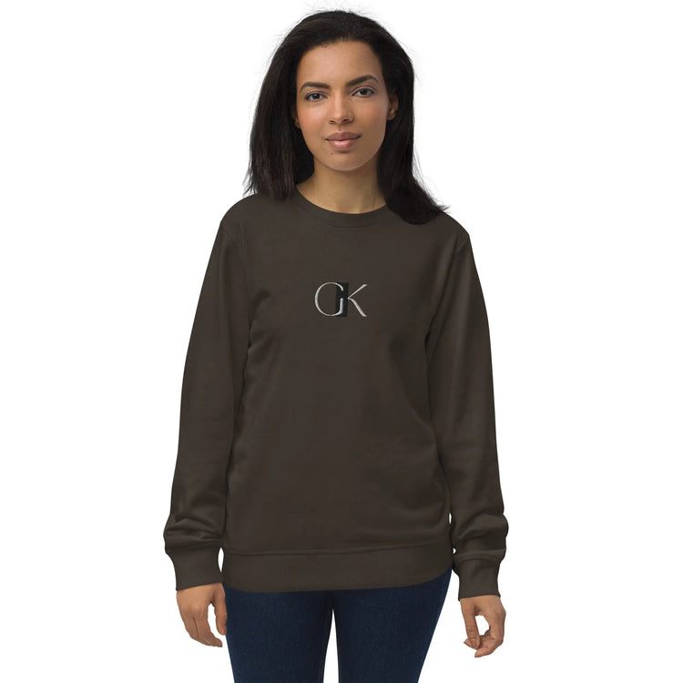 Eco Hero Organic Sweatshirt | GK Embroidery GeorgeKenny Design