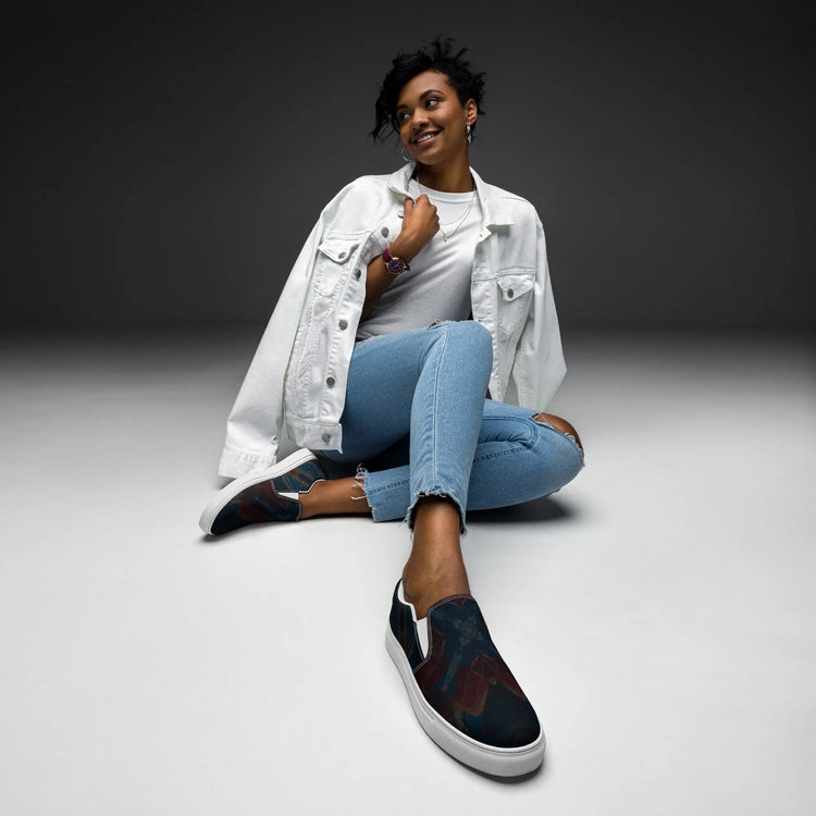 Eco-Hero | Women’s slip-on canvas shoes GeorgeKenny Design