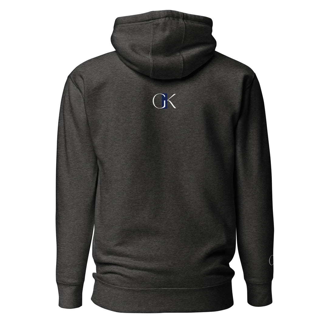 Electric Carbon Headphones | Embroidered Hoodie GeorgeKenny Design