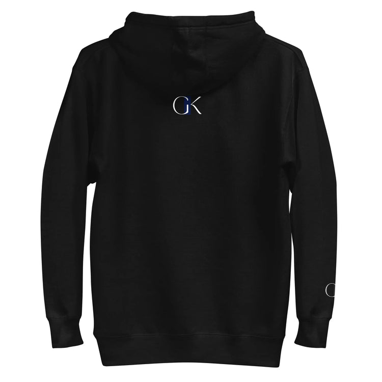 Electric Carbon Headphones | Embroidered Hoodie GeorgeKenny Design