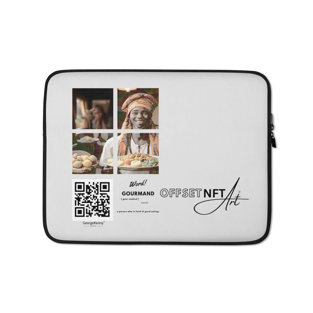 Gourmand | Word Art | Laptop Sleeve GeorgeKenny Design