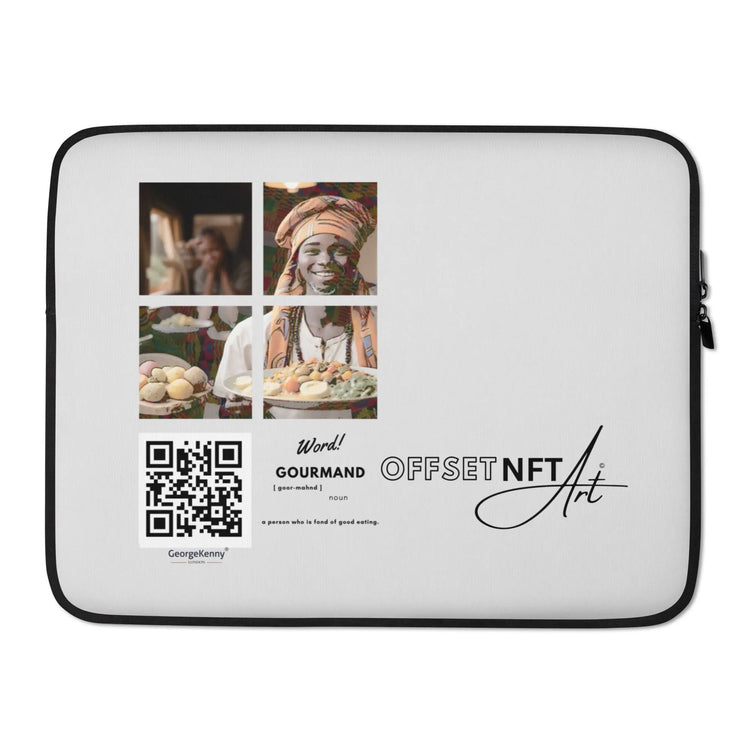 Gourmand | Word Art | Laptop Sleeve GeorgeKenny Design