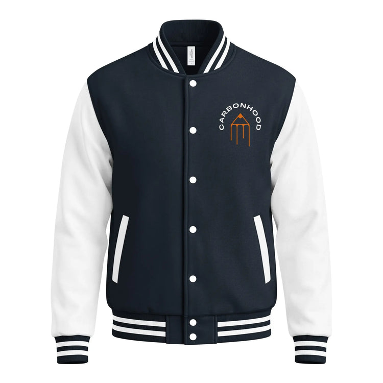 Heavyweight letterman jacket | Carbon Hood GeorgeKenny Design