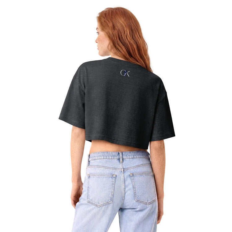 Ladies Garment dye cropped tee | Futures Bright GeorgeKenny Design