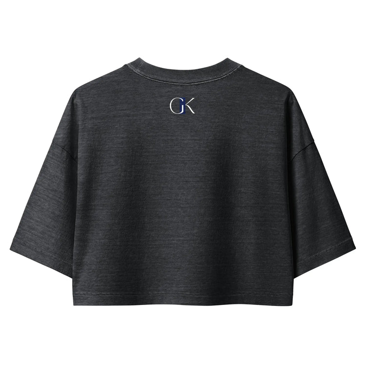Ladies Garment dye cropped tee | Futures Bright GeorgeKenny Design