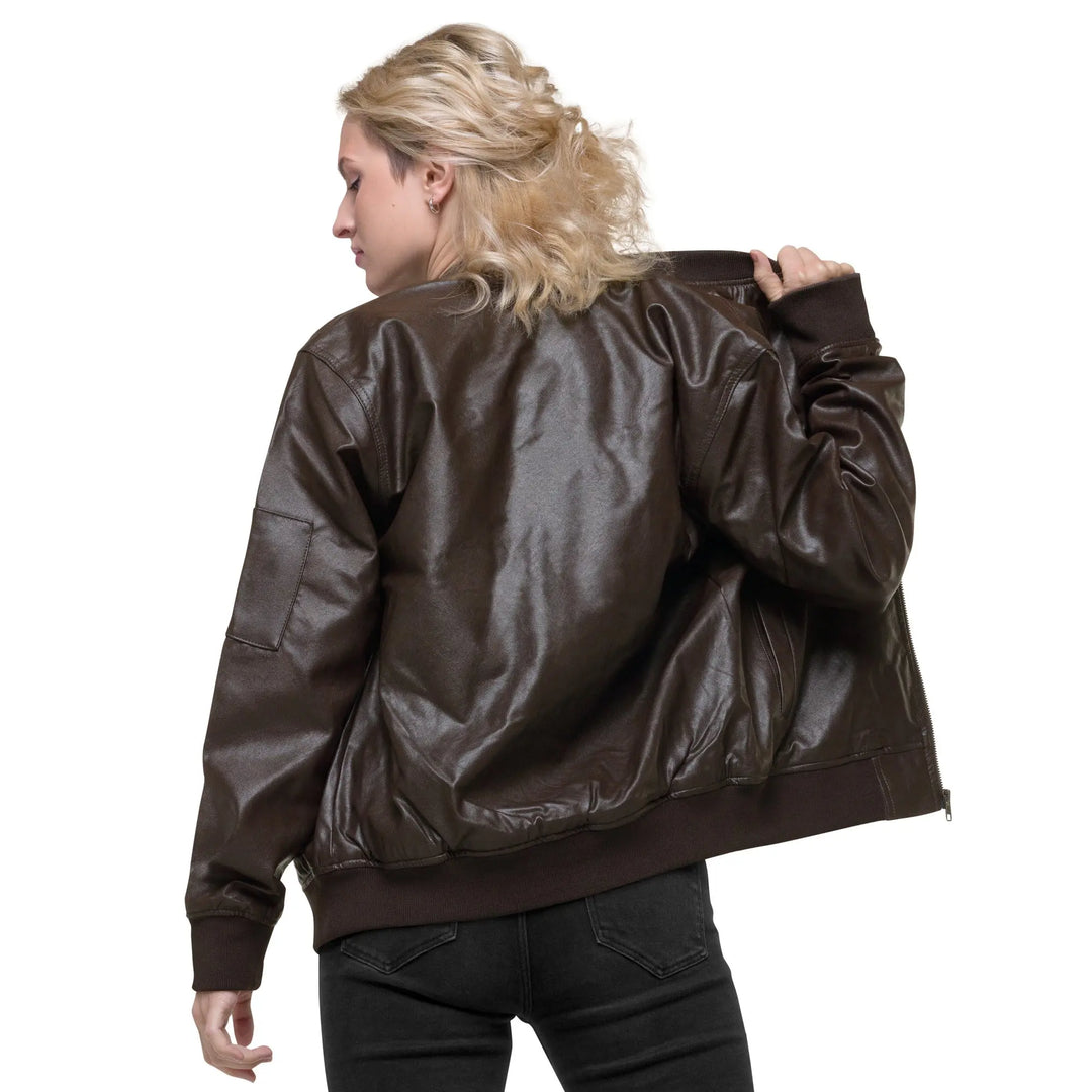 Leather Bomber Jacket GeorgeKenny Design