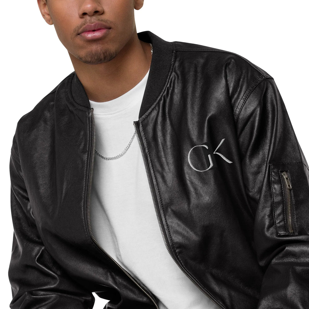 Leather Bomber Jacket GeorgeKenny Design