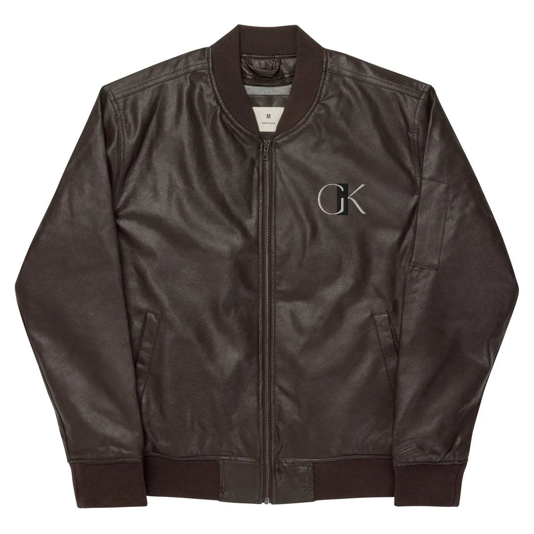 Leather Bomber Jacket GeorgeKenny Design