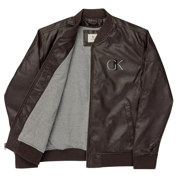 Leather Bomber Jacket GeorgeKenny Design