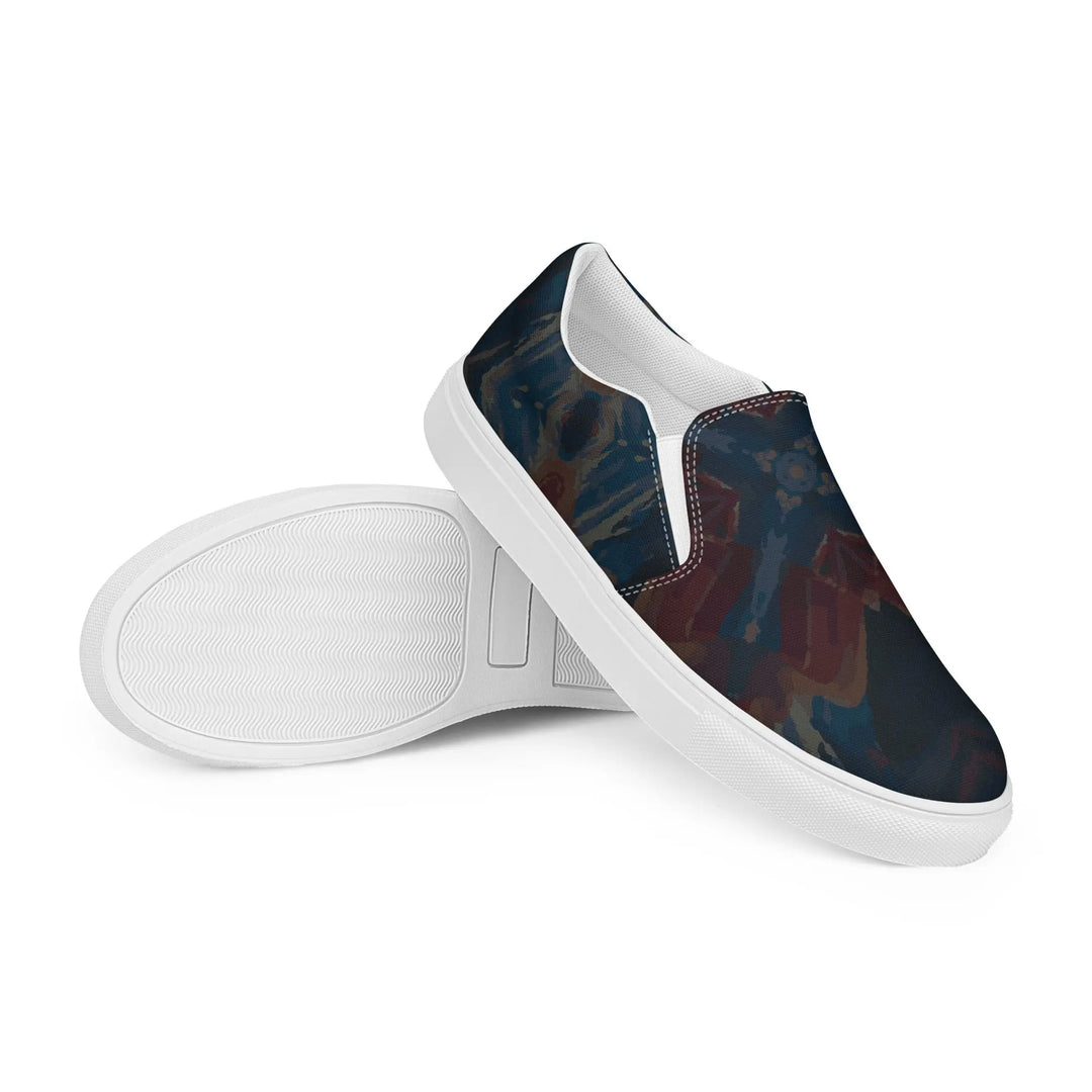 Mens slip-on canvas shoes GeorgeKenny Design