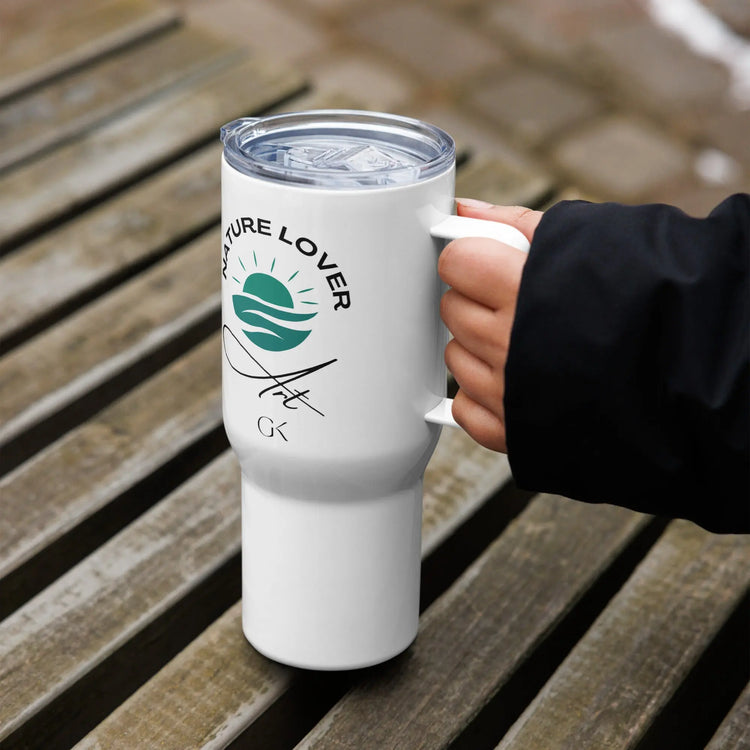 Nature Lover | Travel mug with a handle GeorgeKenny Design