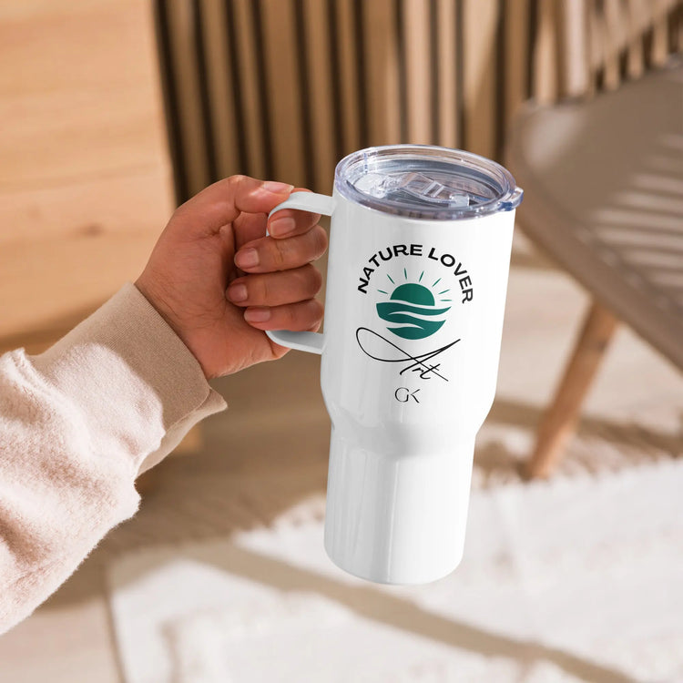 Nature Lover | Travel mug with a handle GeorgeKenny Design