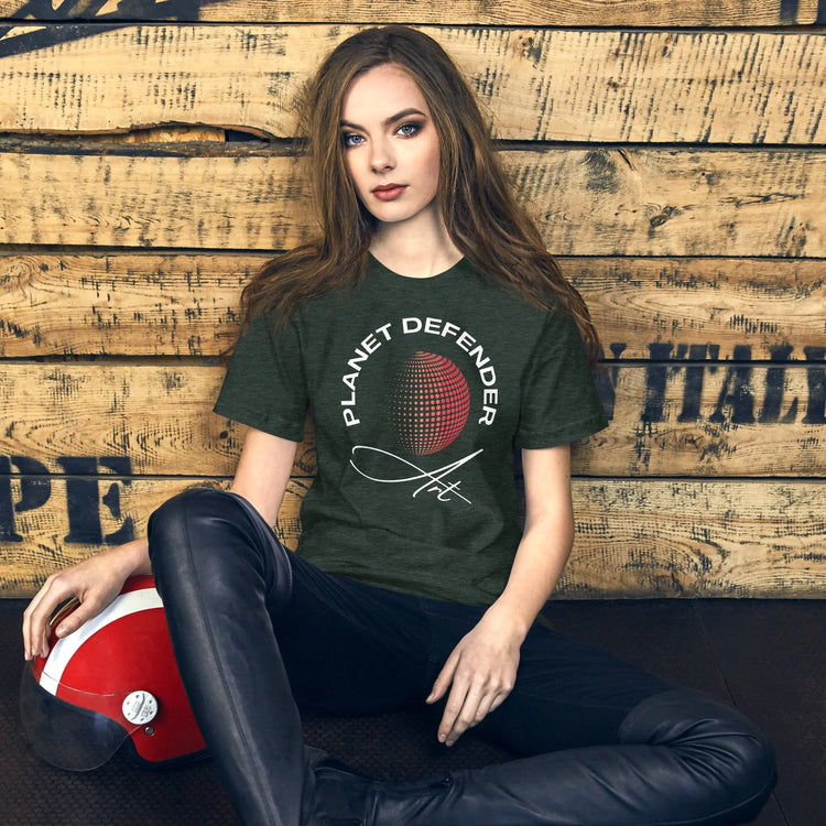 Planet Defender | Soft ring-spun cotton T-shirt GeorgeKenny Design