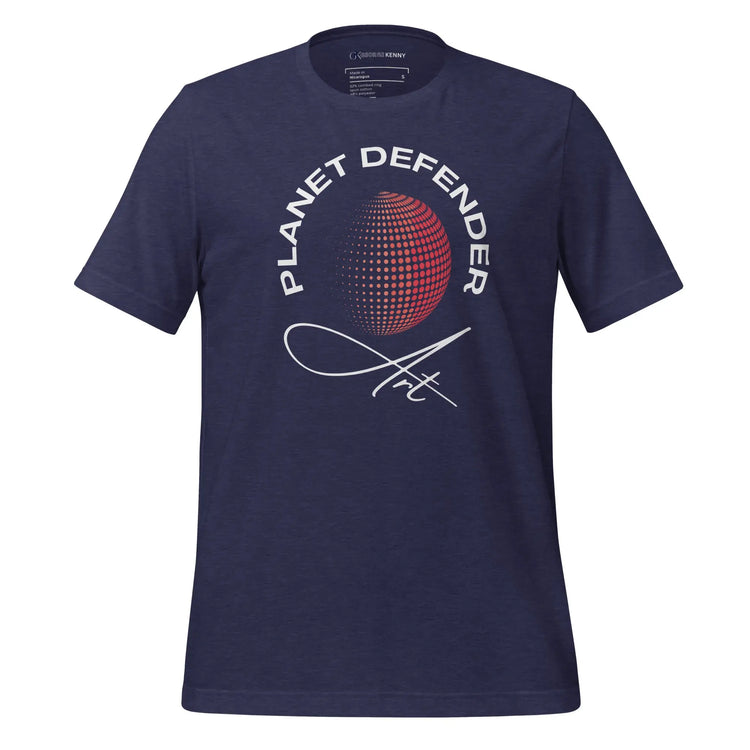 Planet Defender | Soft ring-spun cotton T-shirt GeorgeKenny Design