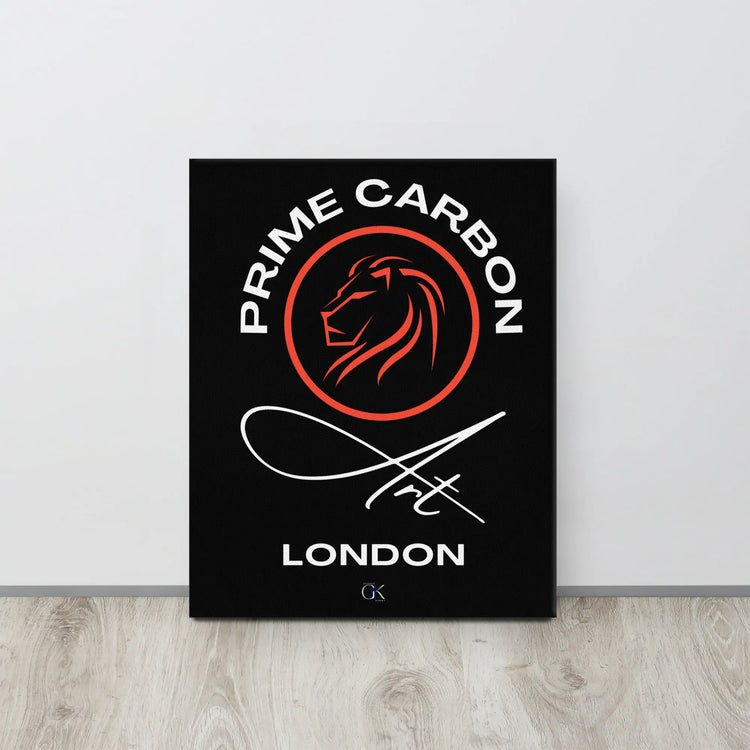 Prime Carbon Black | Thin canvas | Climate Action Eco-Art GeorgeKenny Design