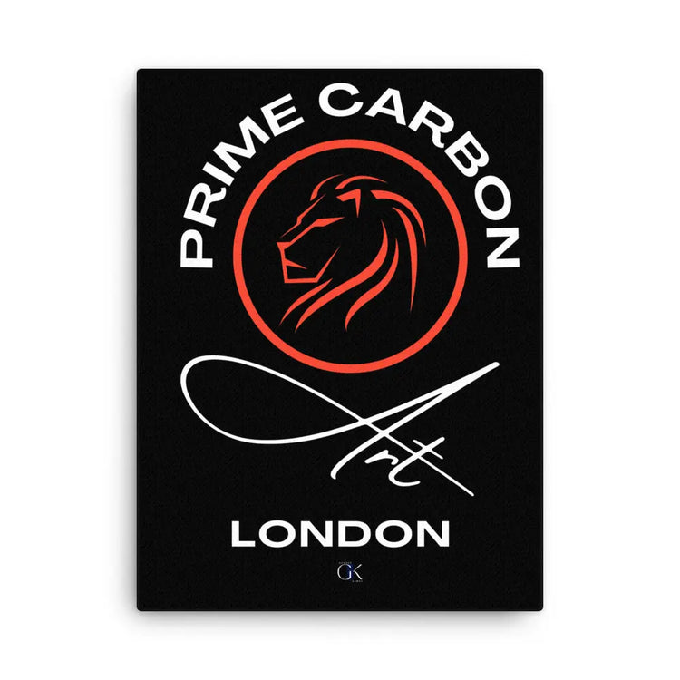 Prime Carbon Black | Thin canvas | Climate Action Eco-Art GeorgeKenny Design