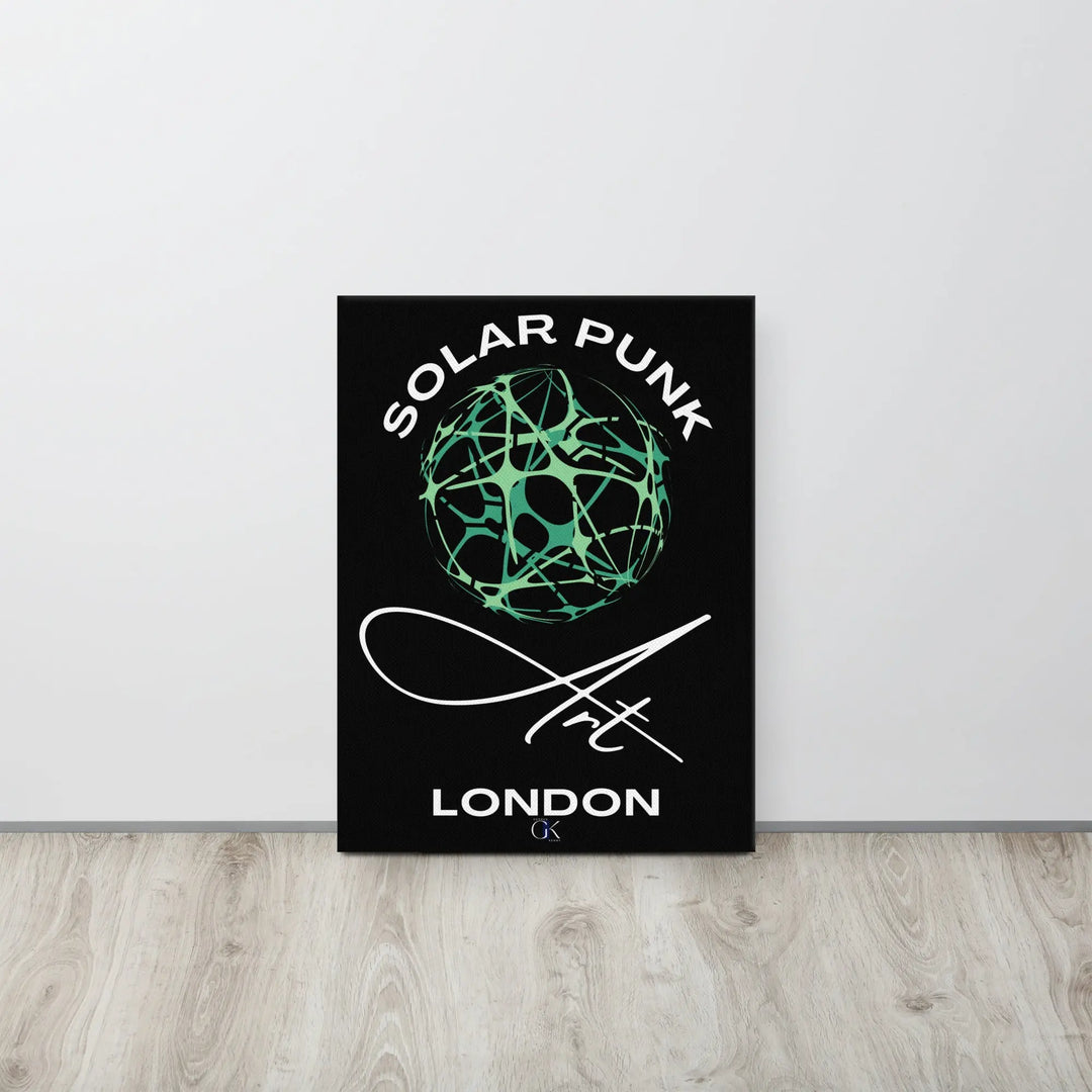 Solar Punk | Thin canvas | Climate Action Eco-Art GeorgeKenny Design