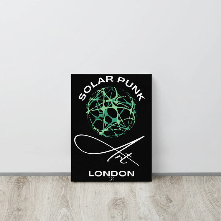 Solar Punk | Thin canvas | Climate Action Eco-Art GeorgeKenny Design