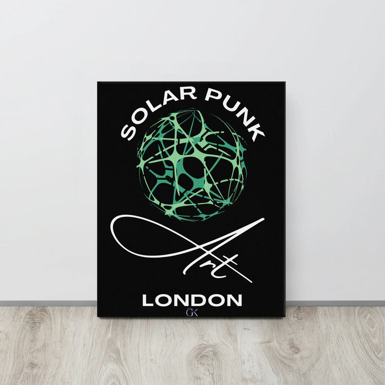 Solar Punk | Thin canvas | Climate Action Eco-Art GeorgeKenny Design