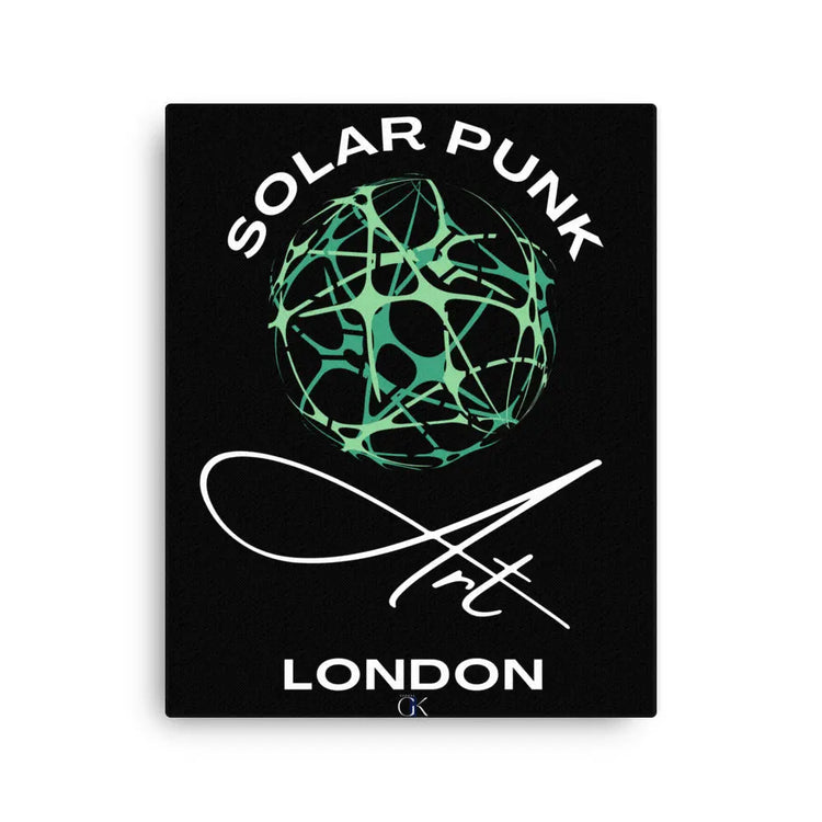 Solar Punk | Thin canvas | Climate Action Eco-Art GeorgeKenny Design