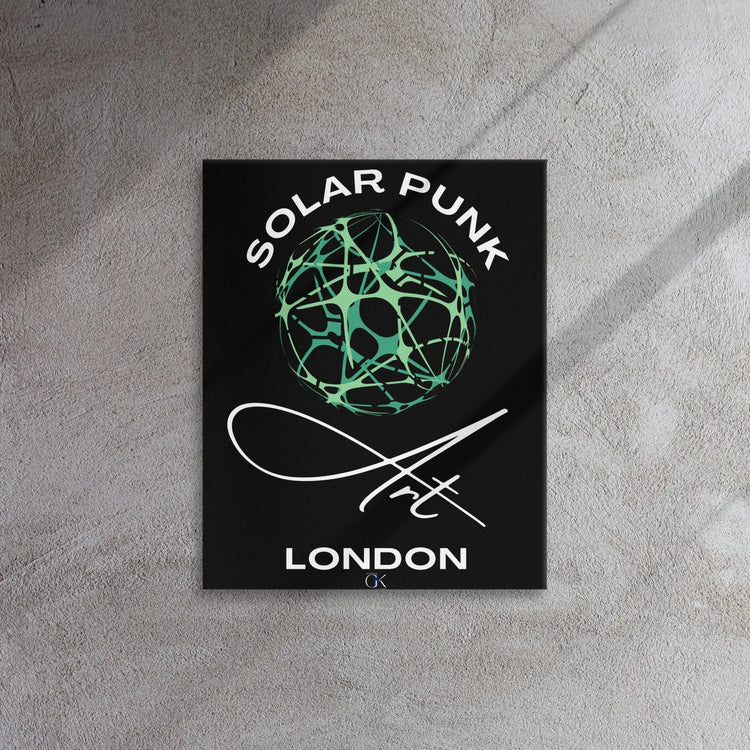 Solar Punk | Thin canvas | Climate Action Eco-Art GeorgeKenny Design