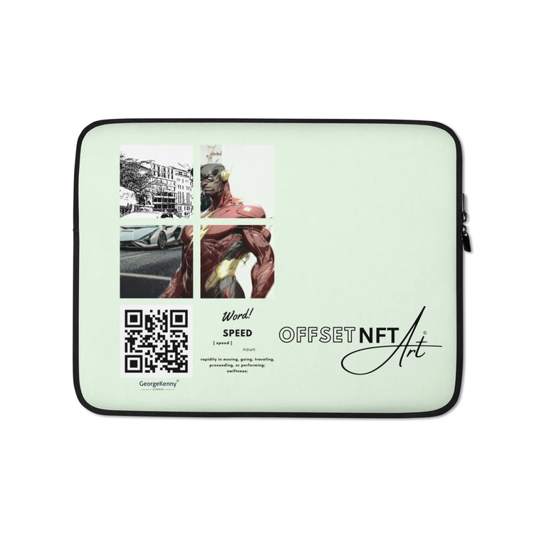 Speed | Word Art | Laptop Sleeve GeorgeKenny Design