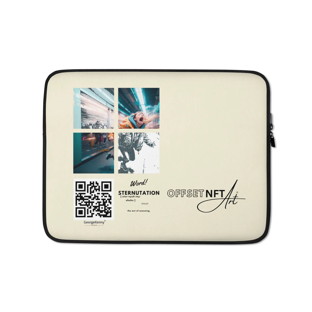 Sternutation | Word Art | Laptop Sleeve GeorgeKenny Design