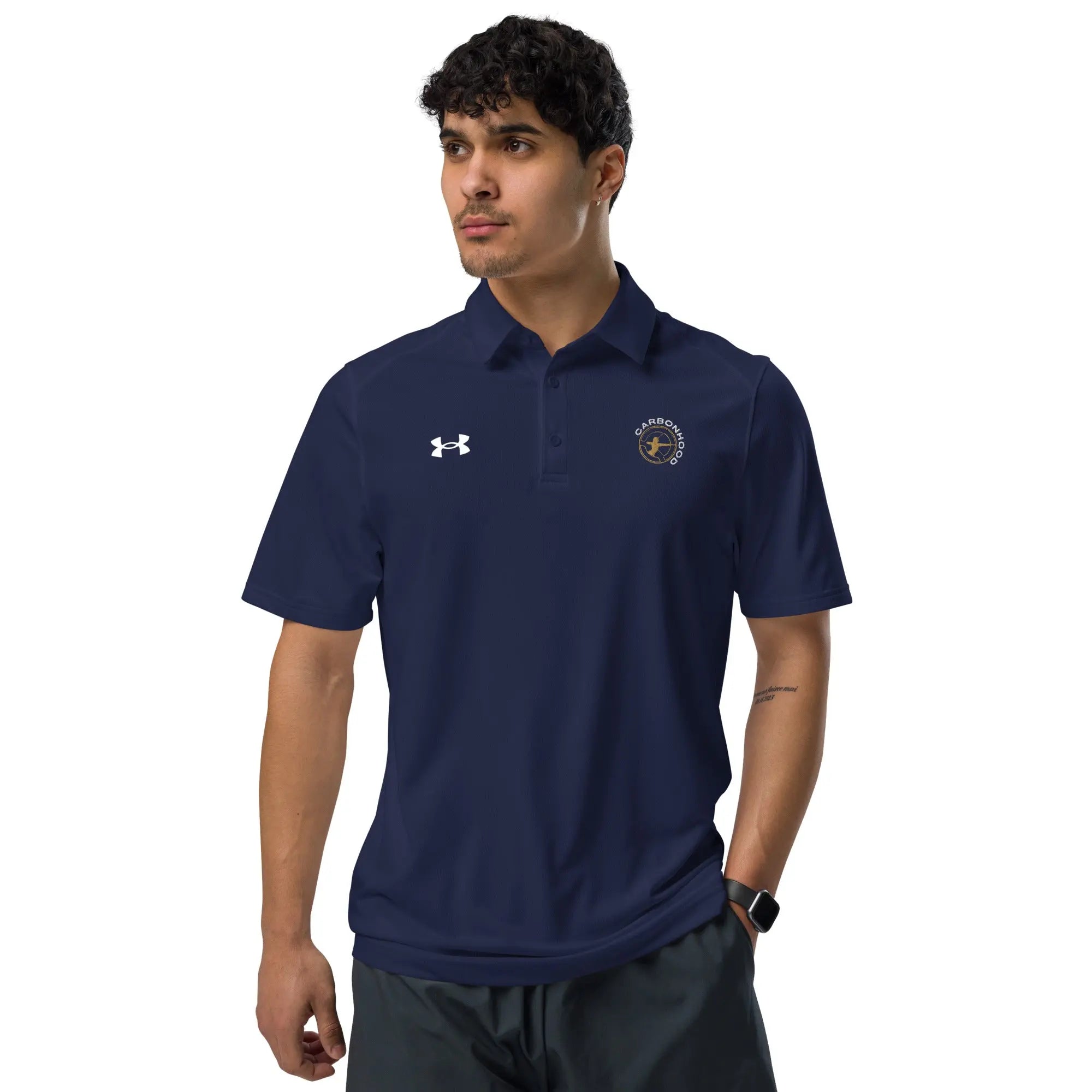 Under Armour® men's polo | Carbon Hood GeorgeKenny Design