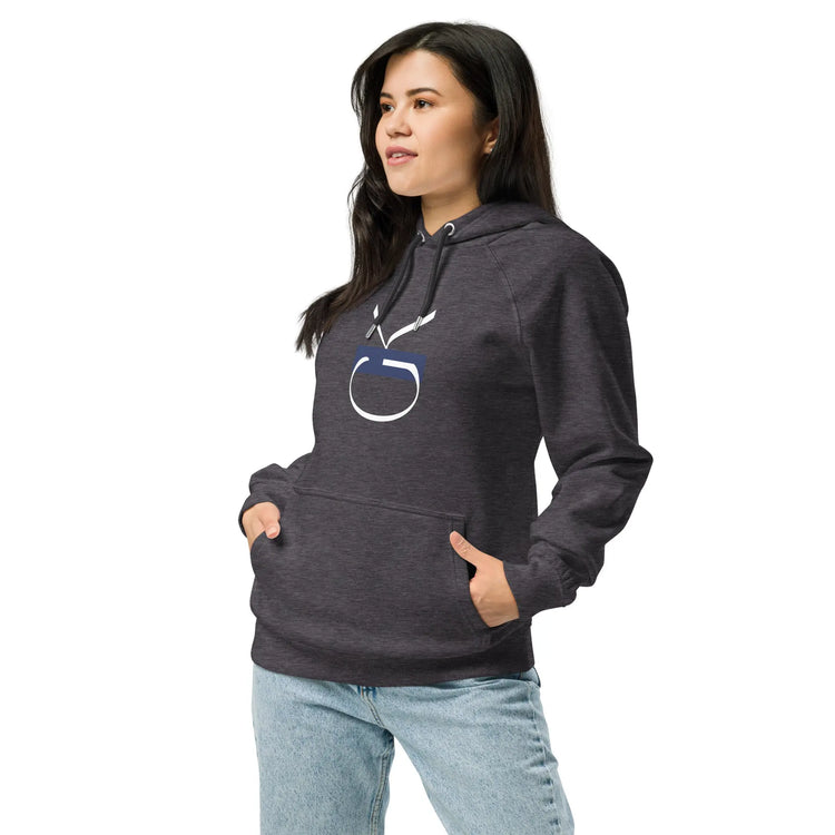 Unisex eco raglan hoodie GeorgeKenny Design