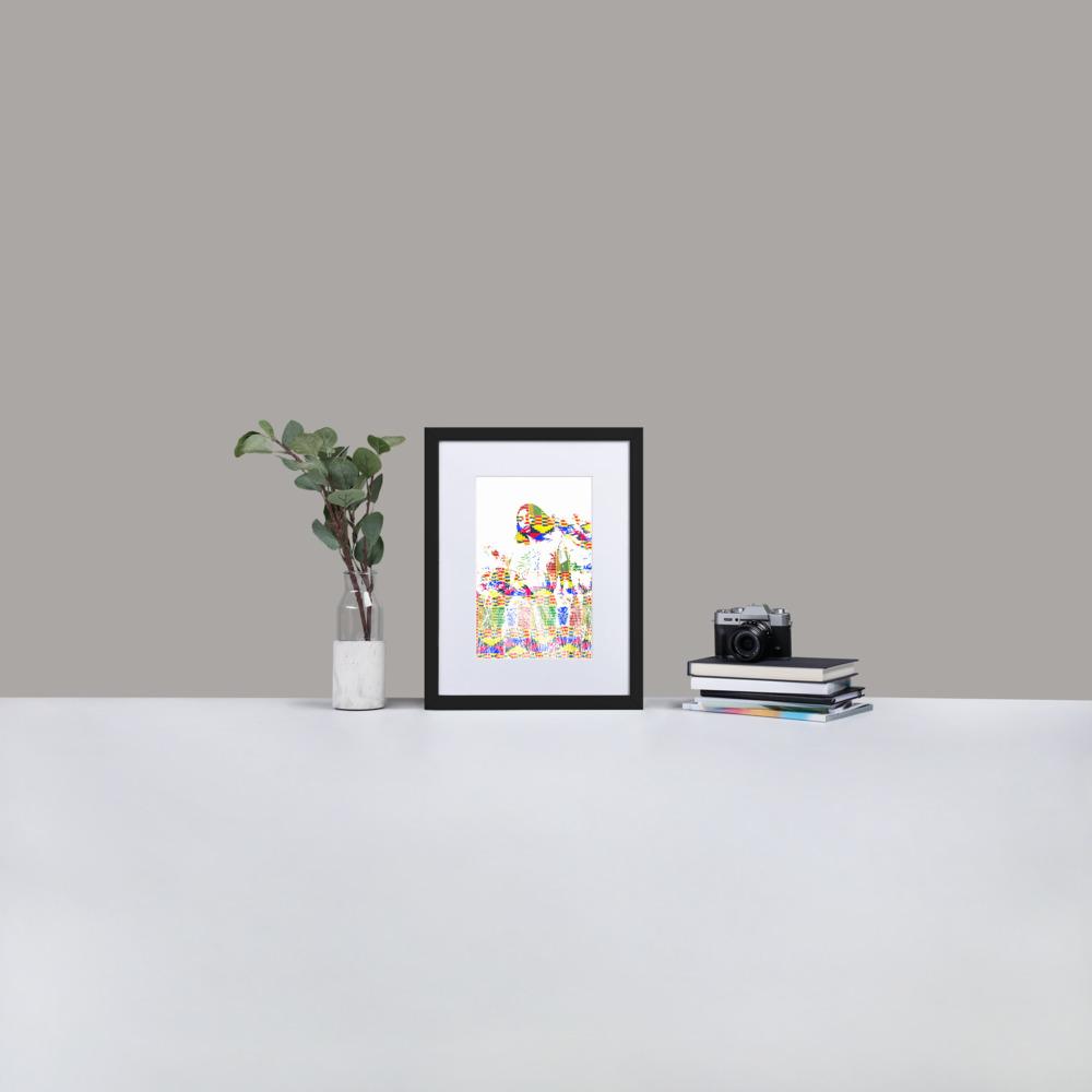 Field of Dreams - Framed Print with Mat - African Inspired - GeorgeKenny Design