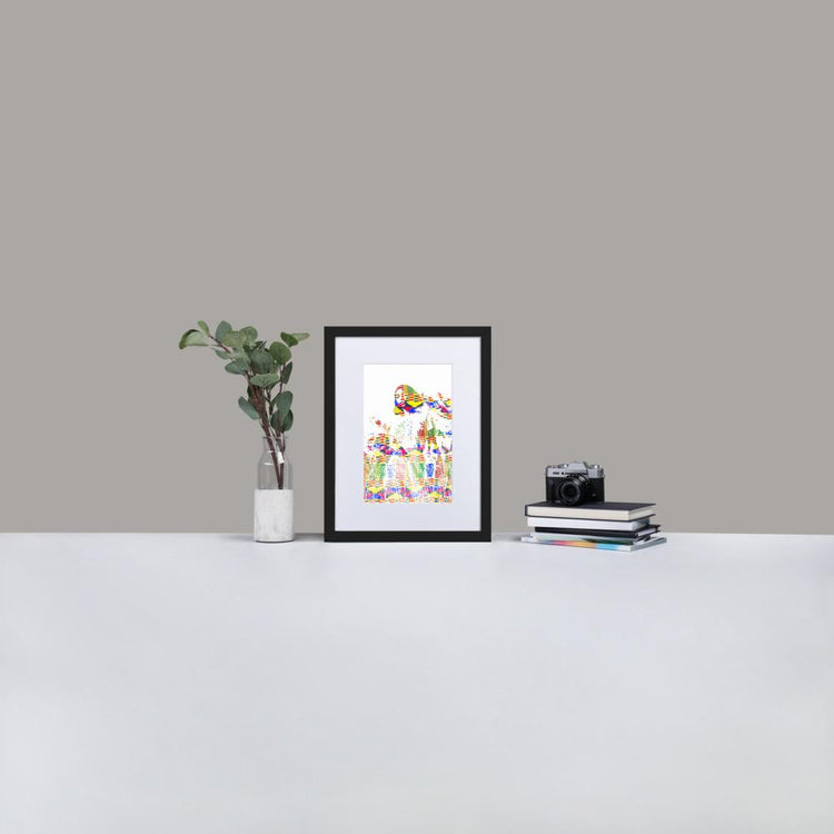 Field of Dreams - Framed Print with Mat - African Inspired - GeorgeKenny Design