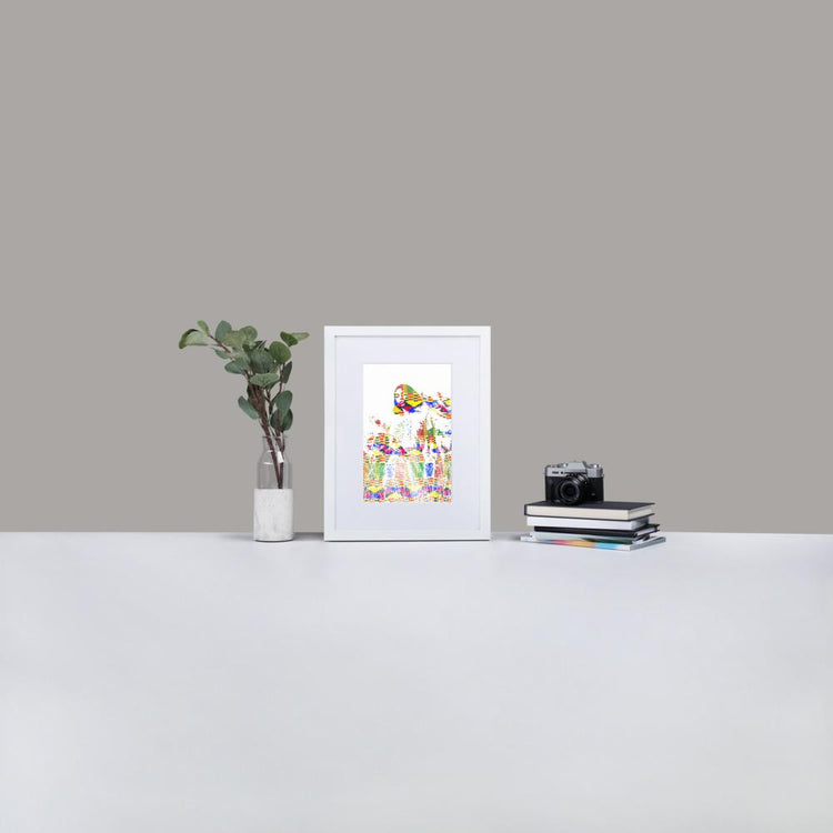 Field of Dreams - Framed Print with Mat - African Inspired - GeorgeKenny Design