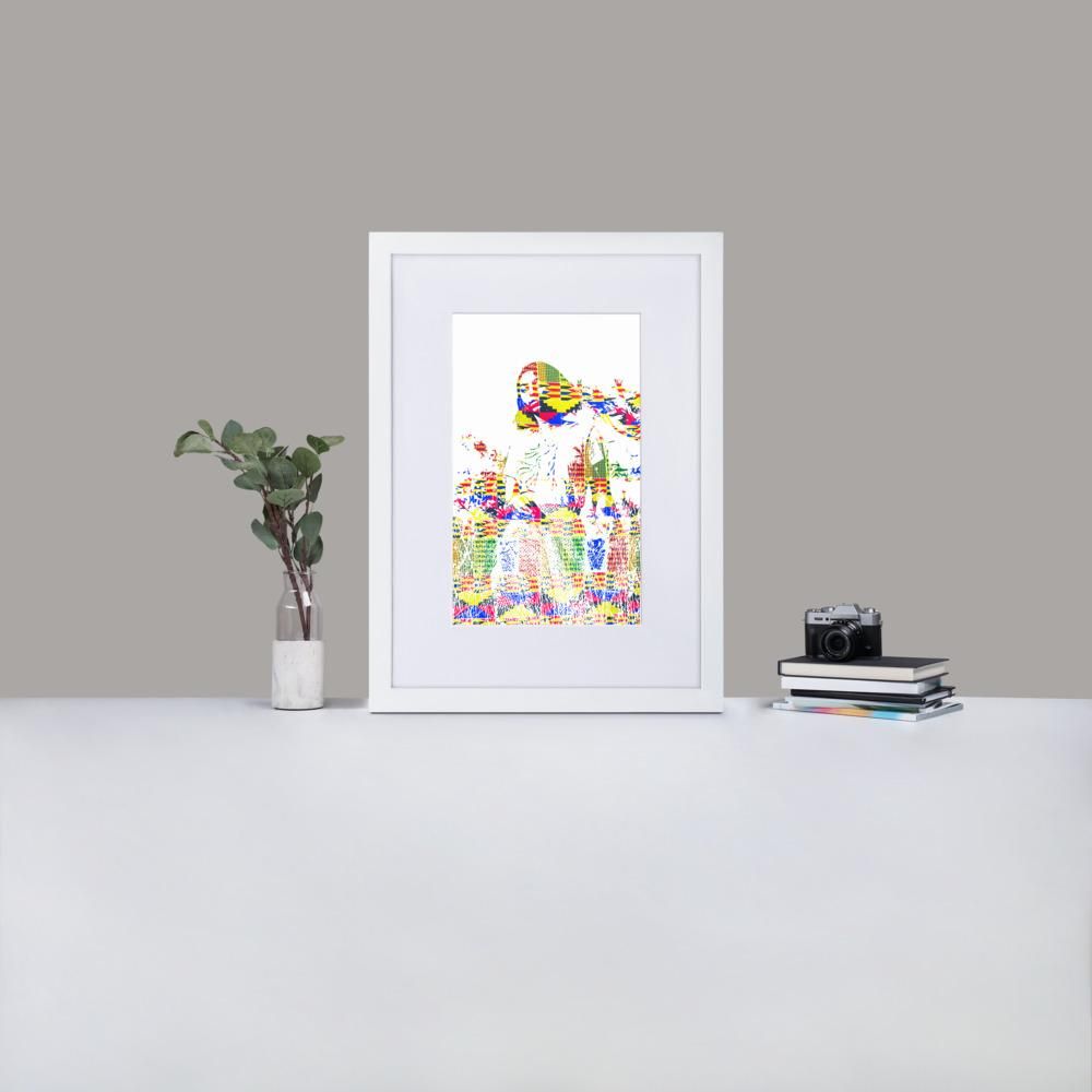 Field of Dreams - Framed Print with Mat - African Inspired - GeorgeKenny Design