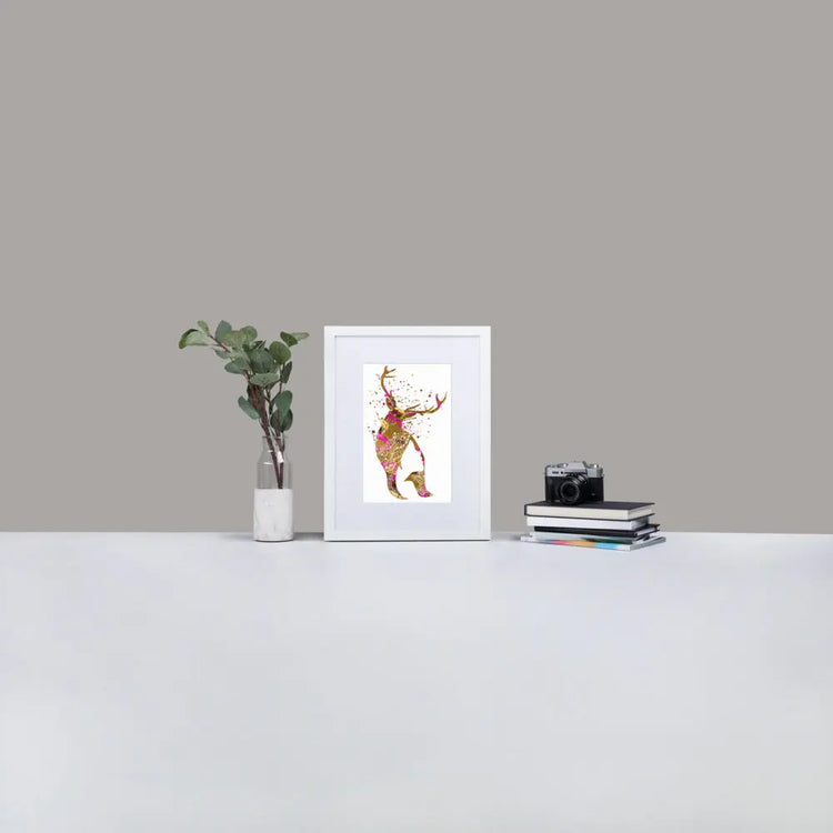 Inner Animal Essence - Deer Me - Framed Print with Mat - BP6 - GeorgeKenny Design